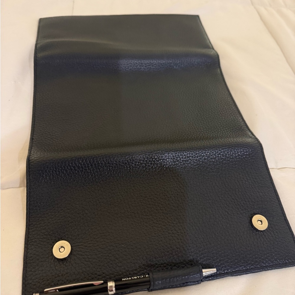 Black Leather Calendar WalletBag